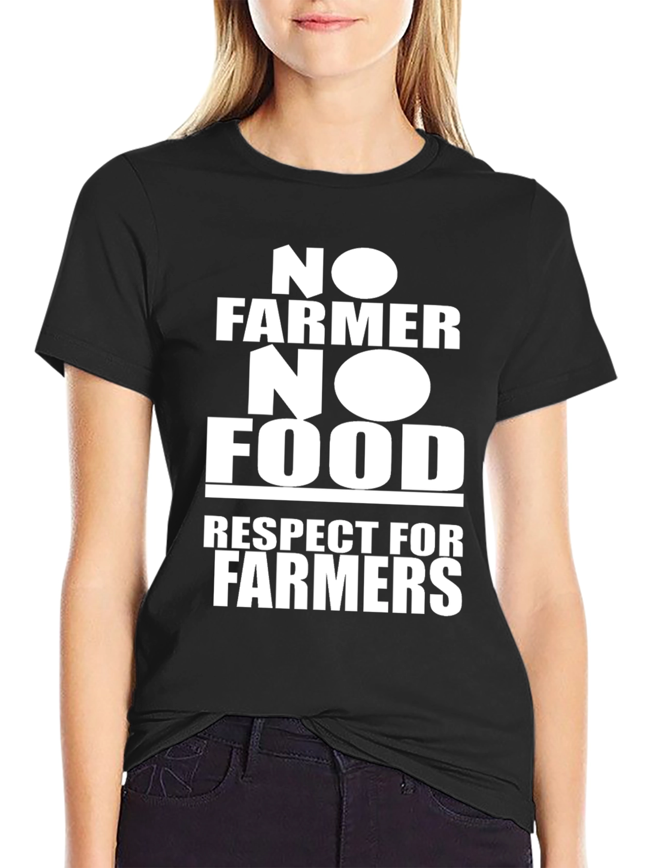 No Farmer No Food T-Shirt - Respect Farmers