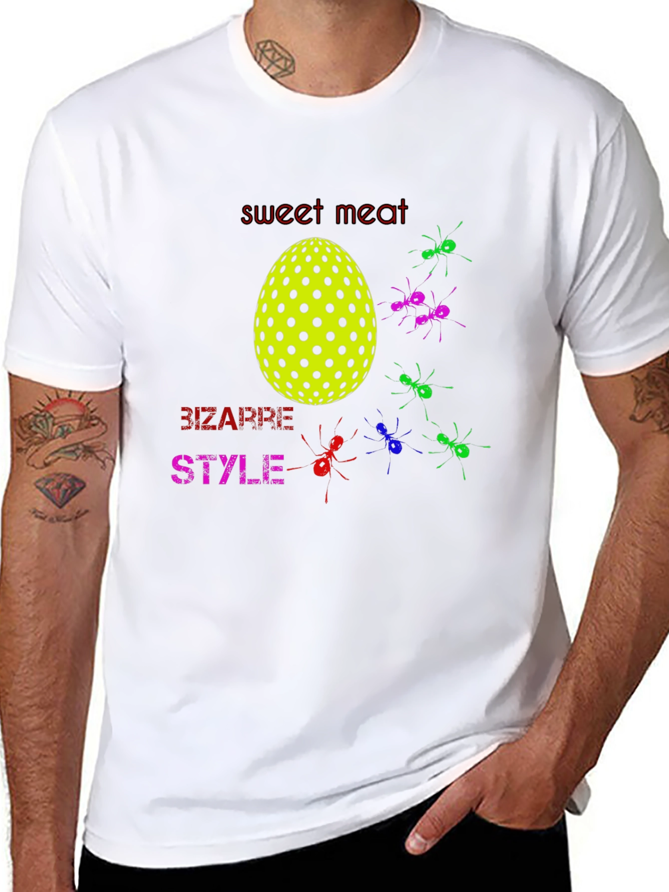 Sweet Meat Bizarre Style Graphic Tee