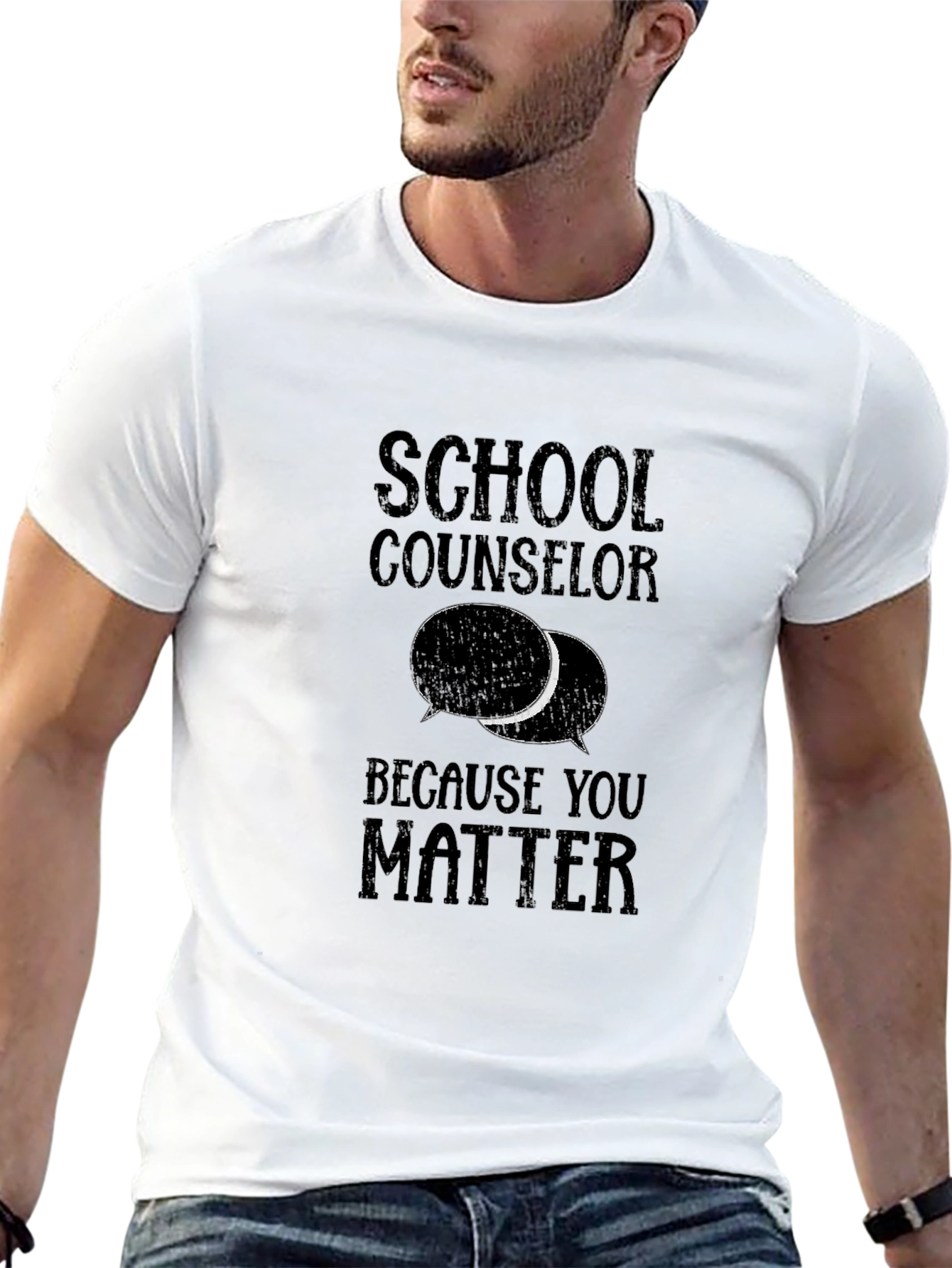 School Counselor T-Shirt - Because You Matter
