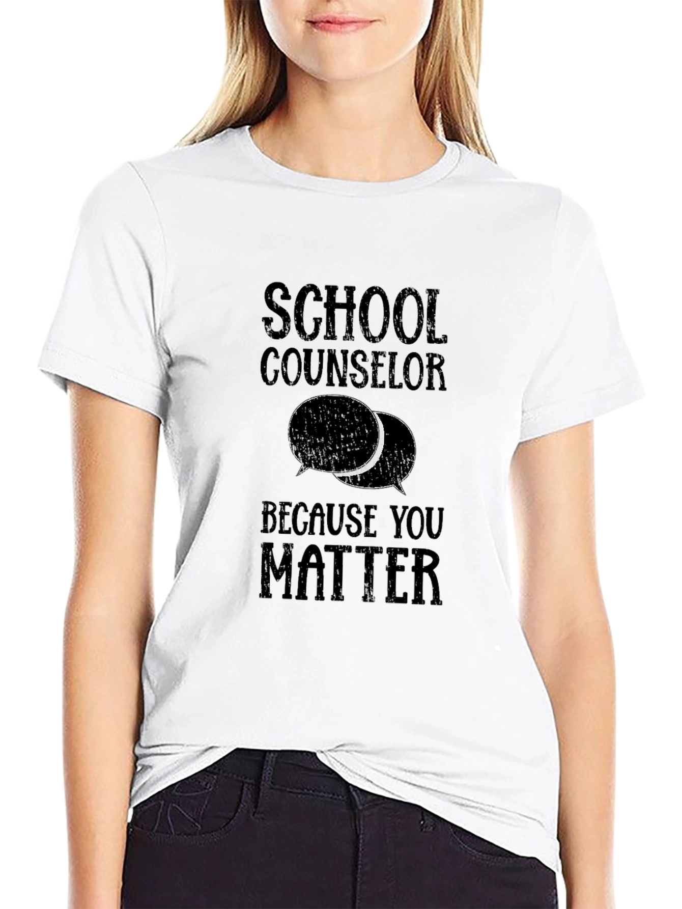 School Counselor T-Shirt - Because You Matter