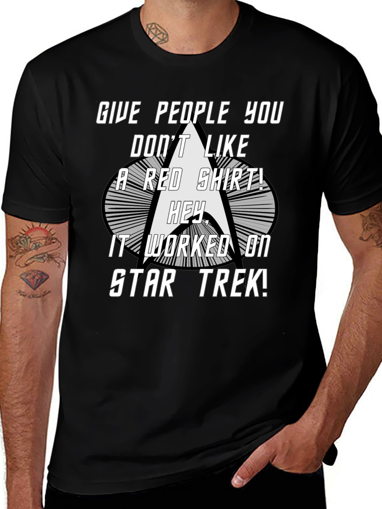 Star Trek Red Shirt T-Shirt - Funny Geek Tee