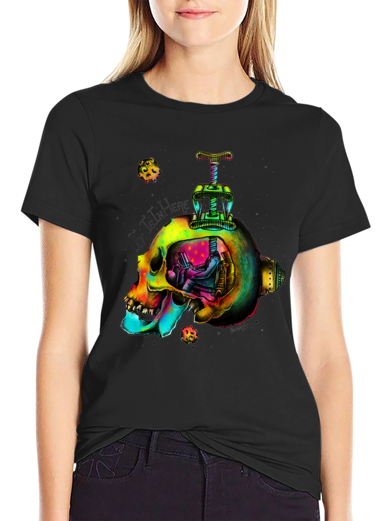 Psychedelic Skull T-Shirt - Mind Escape