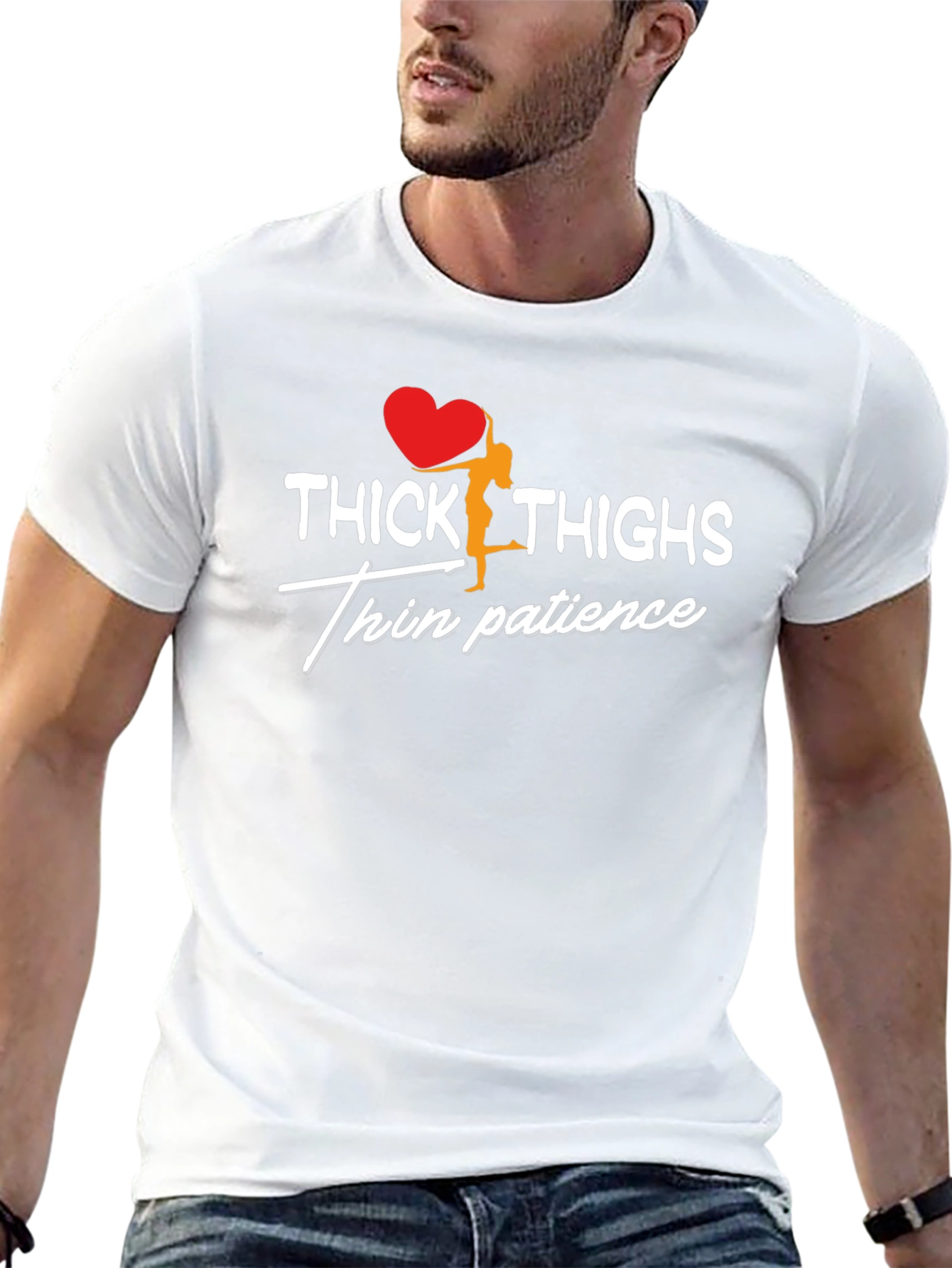 Thick Thighs Thin Patience Graphic T-Shirt