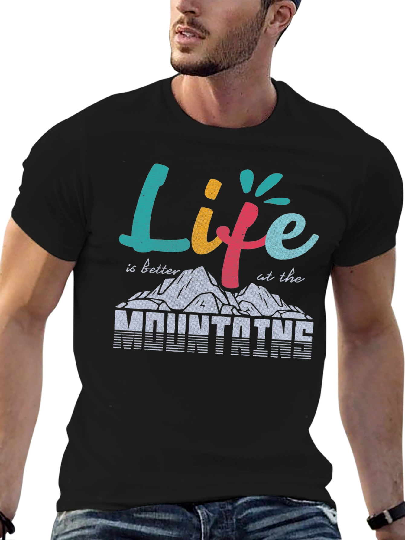 Life is Better at the Mountains Graphic Tee