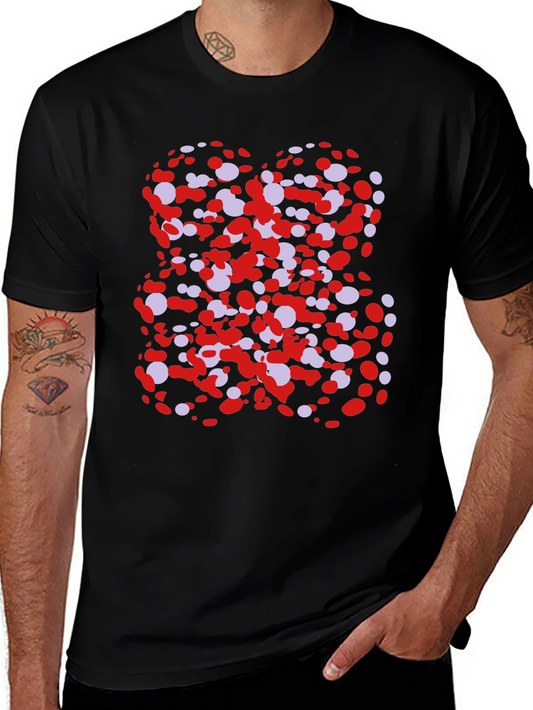 Abstract Dots T-Shirt - Modern Graphic Tee
