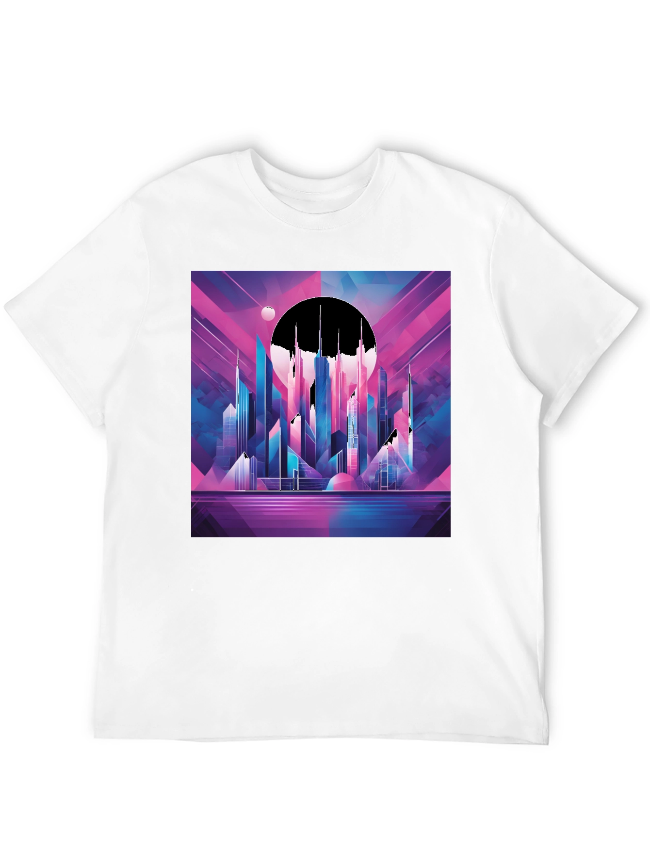 Synthwave Cityscape Graphic Tee