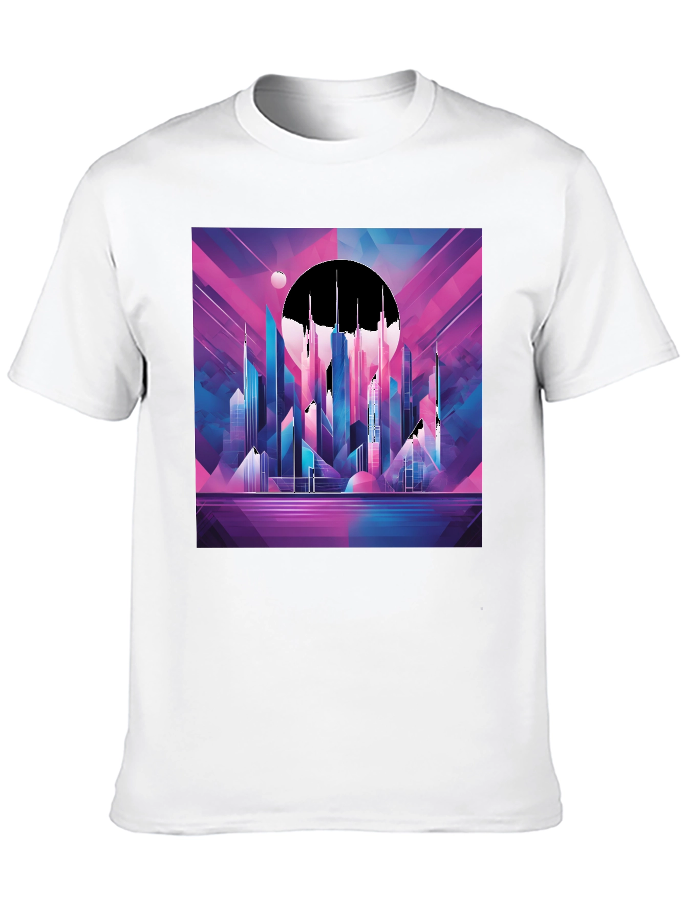 Synthwave Cityscape Graphic Tee