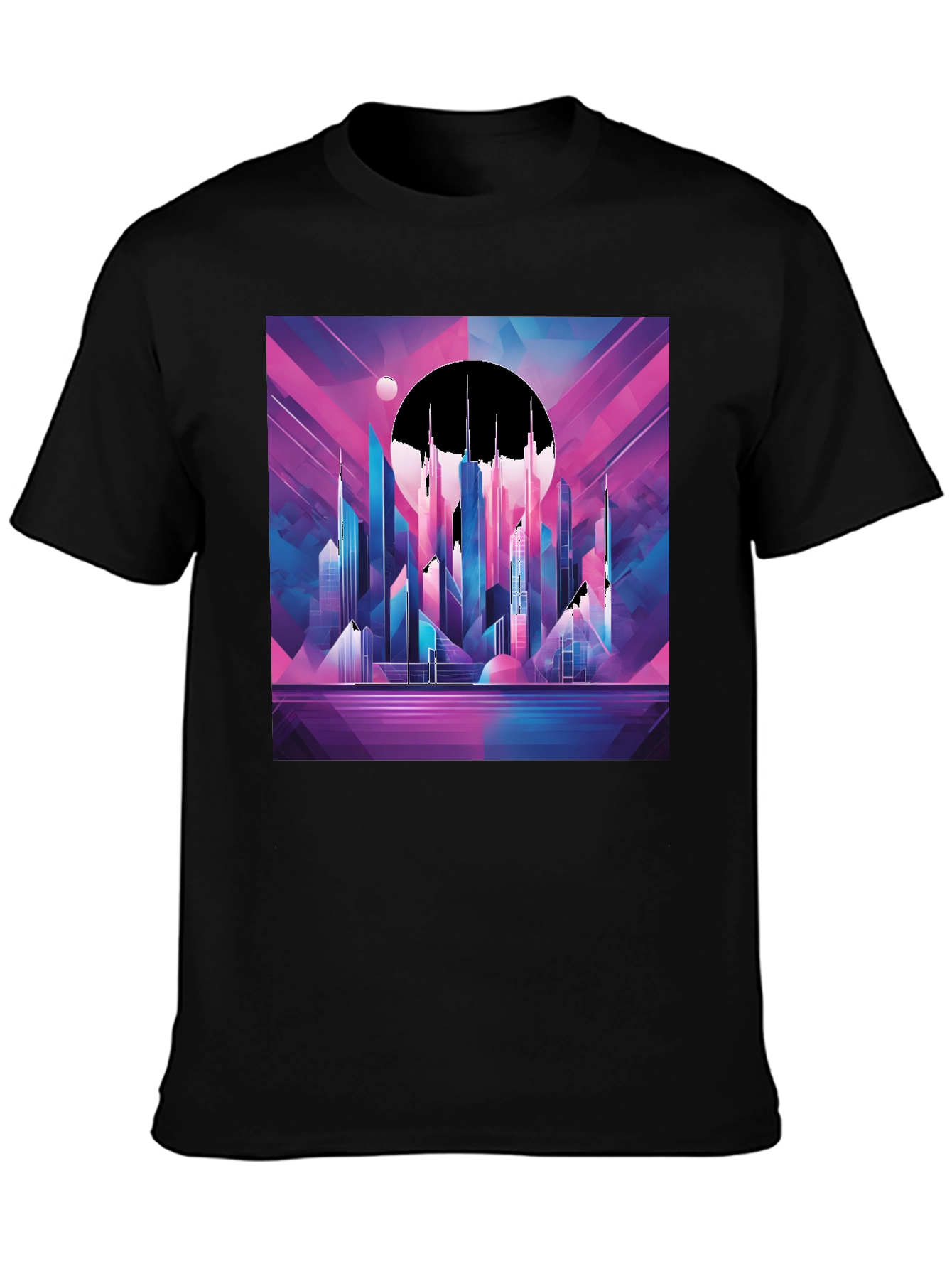Synthwave Cityscape Graphic Tee