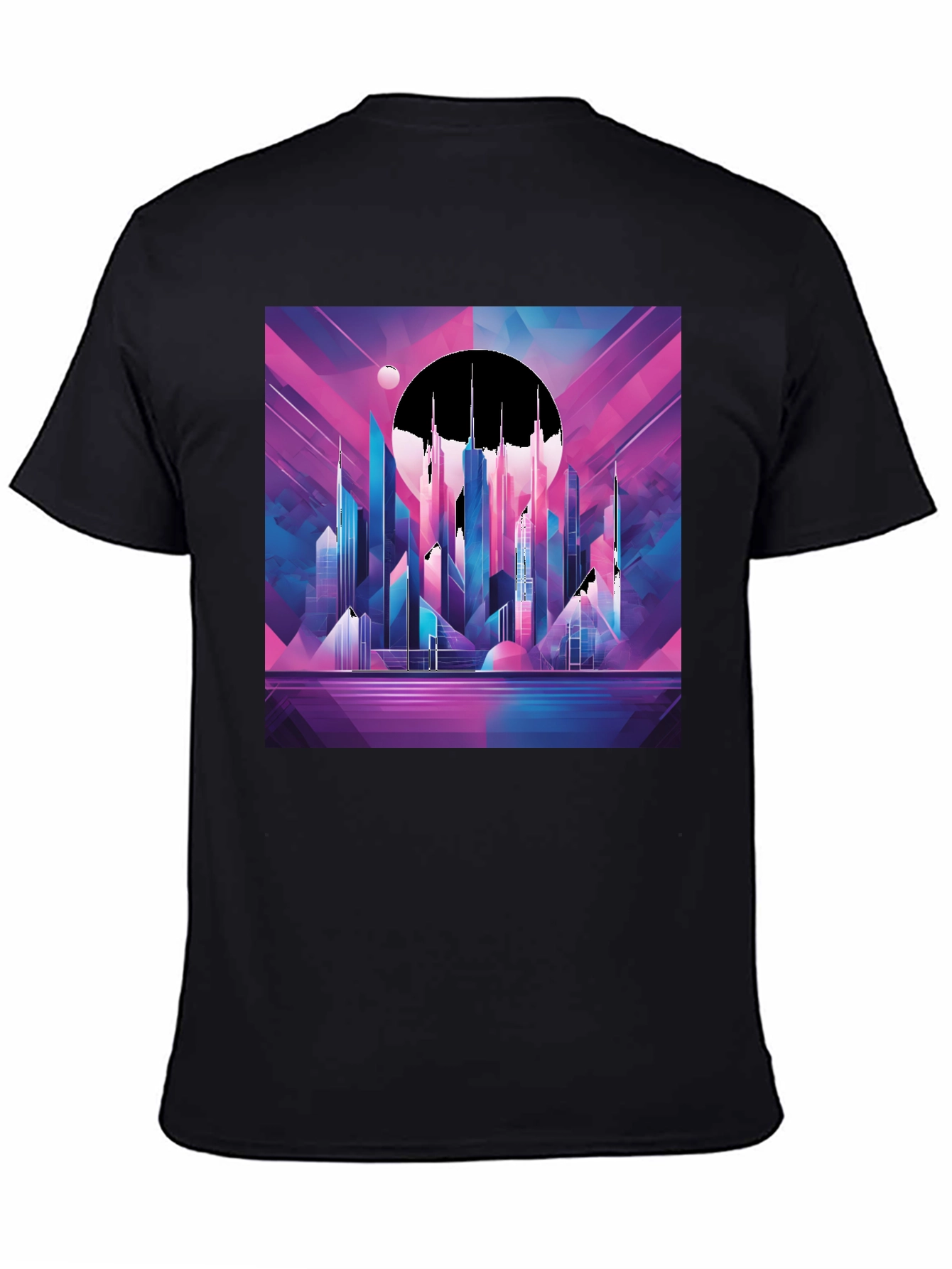 Synthwave Cityscape Graphic Tee