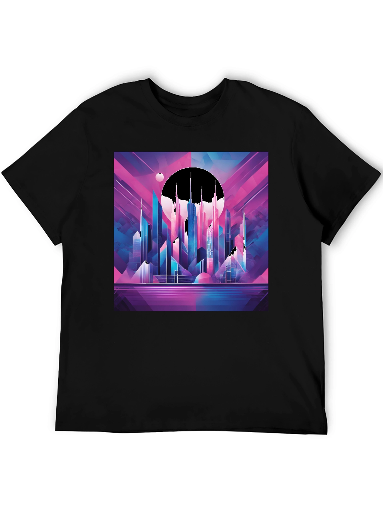 Synthwave Cityscape Graphic Tee