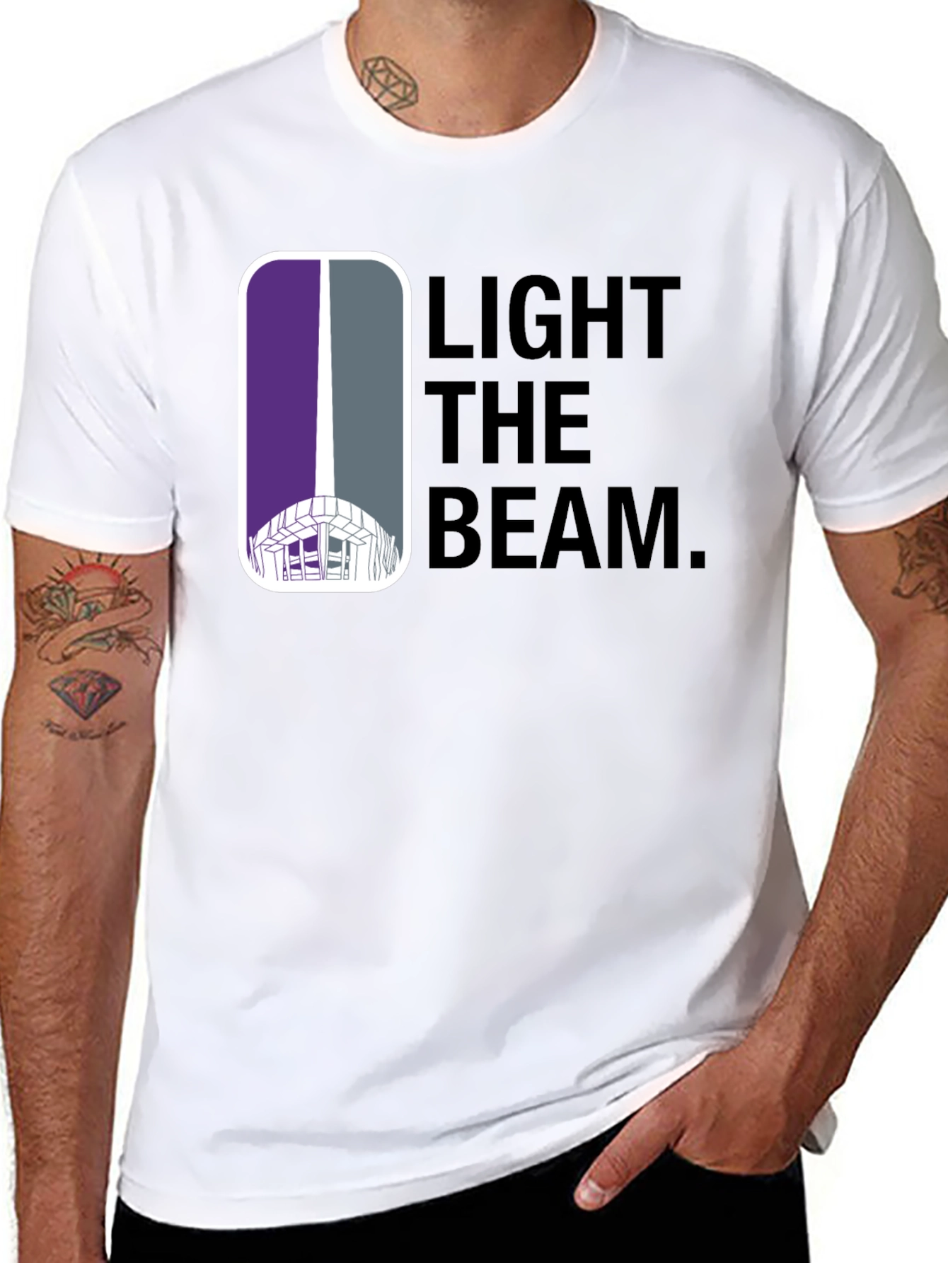 Light the Beam Graphic Tee