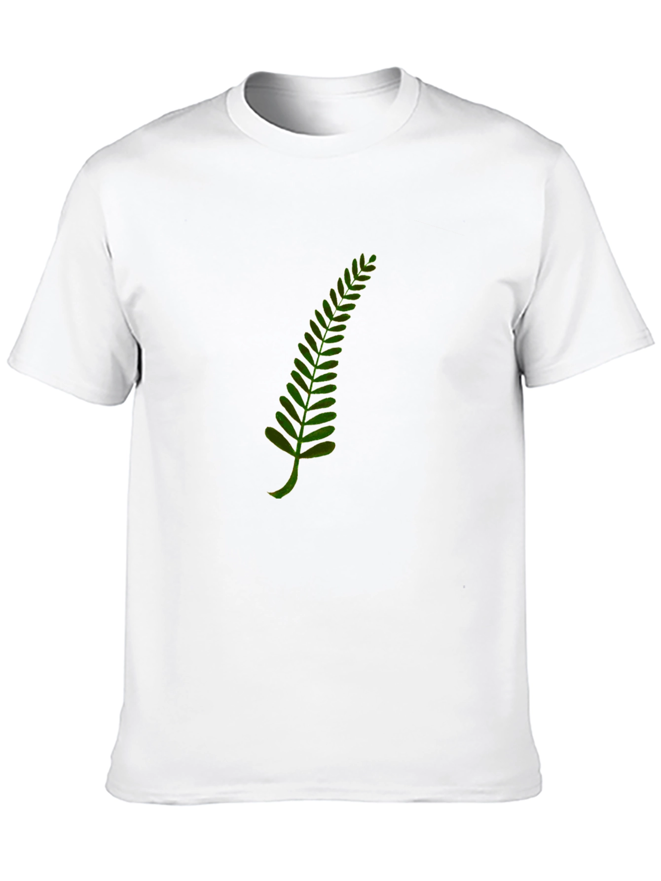 Fern Print Black T-Shirt
