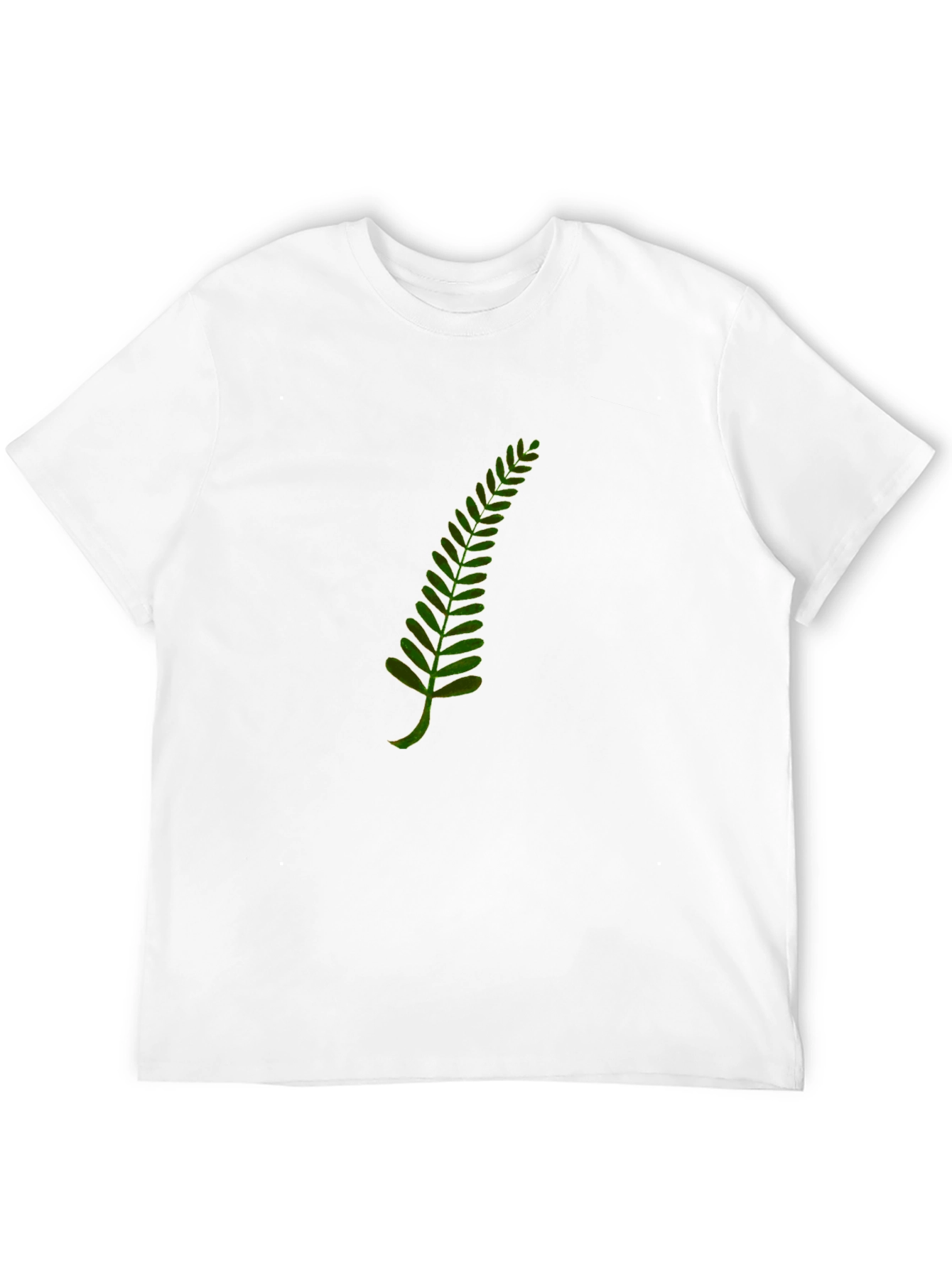 Fern Print Black T-Shirt