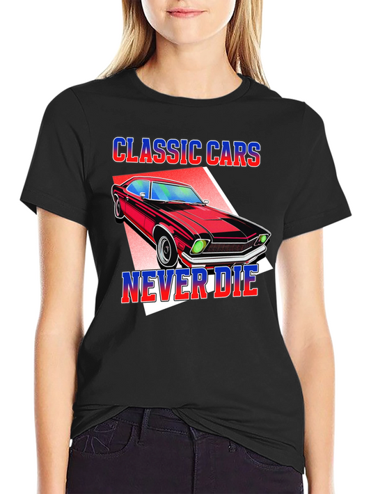 Classic Cars Never Die Graphic Tee
