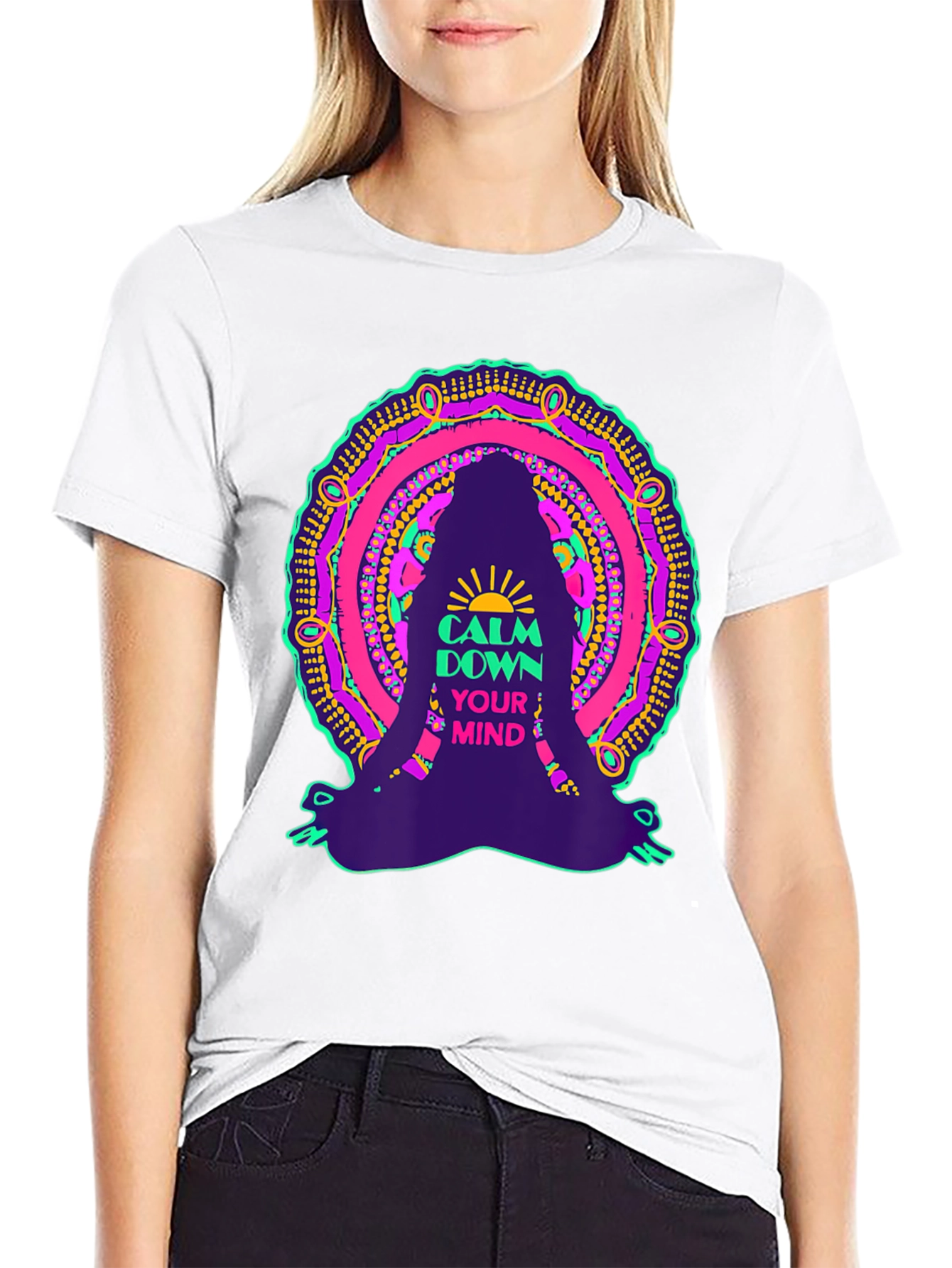 Calm Down Your Mind Mandala T-Shirt