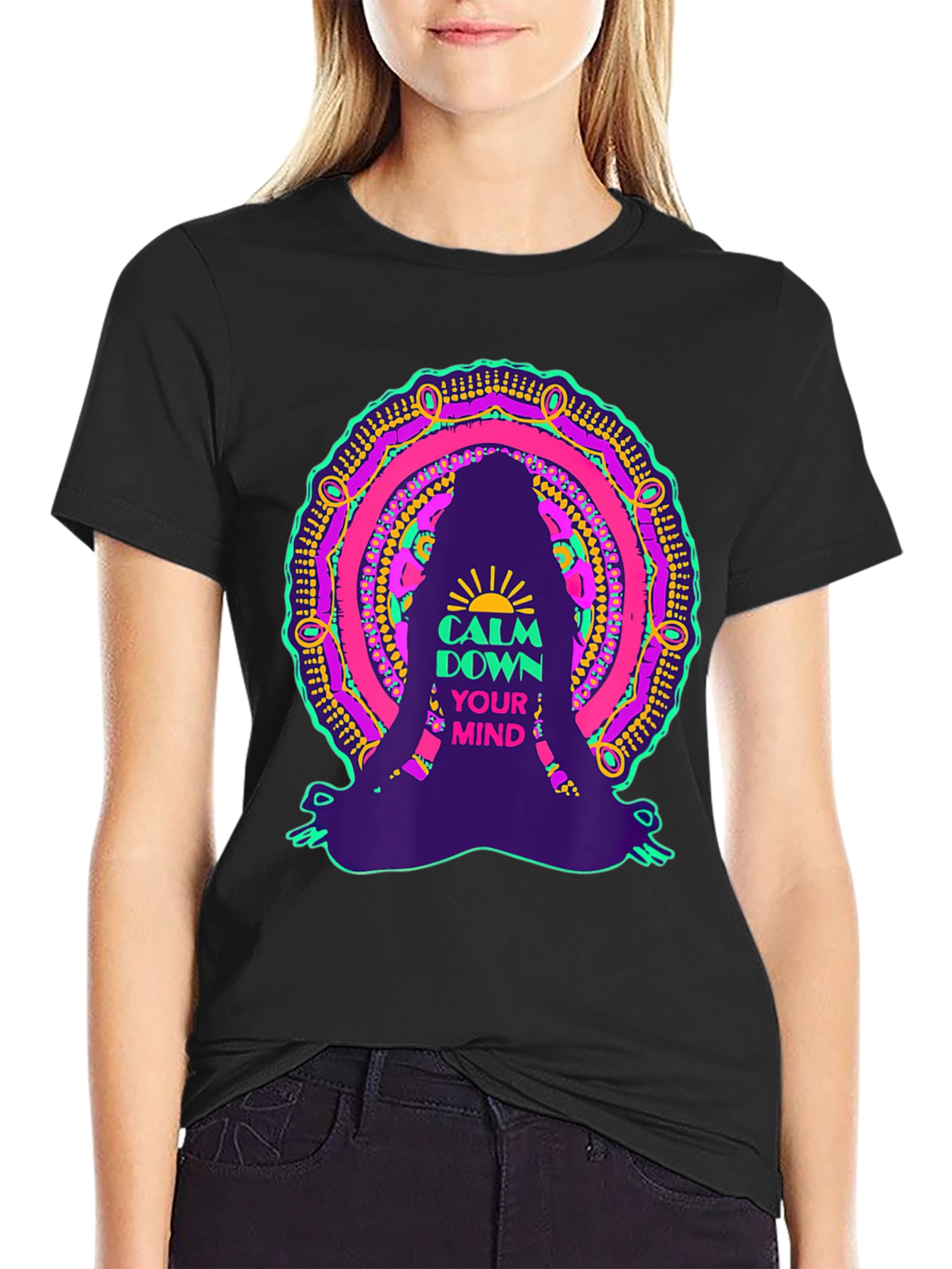 Calm Down Your Mind Mandala T-Shirt