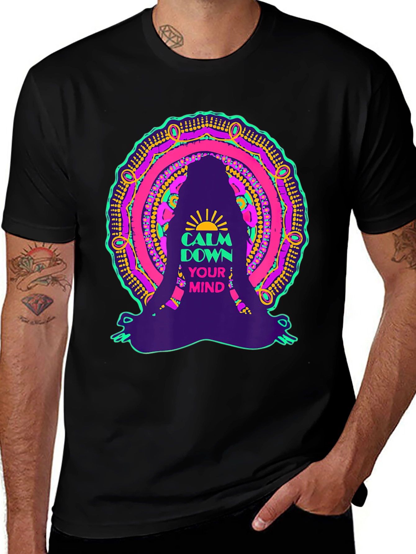 Calm Down Your Mind Mandala T-Shirt