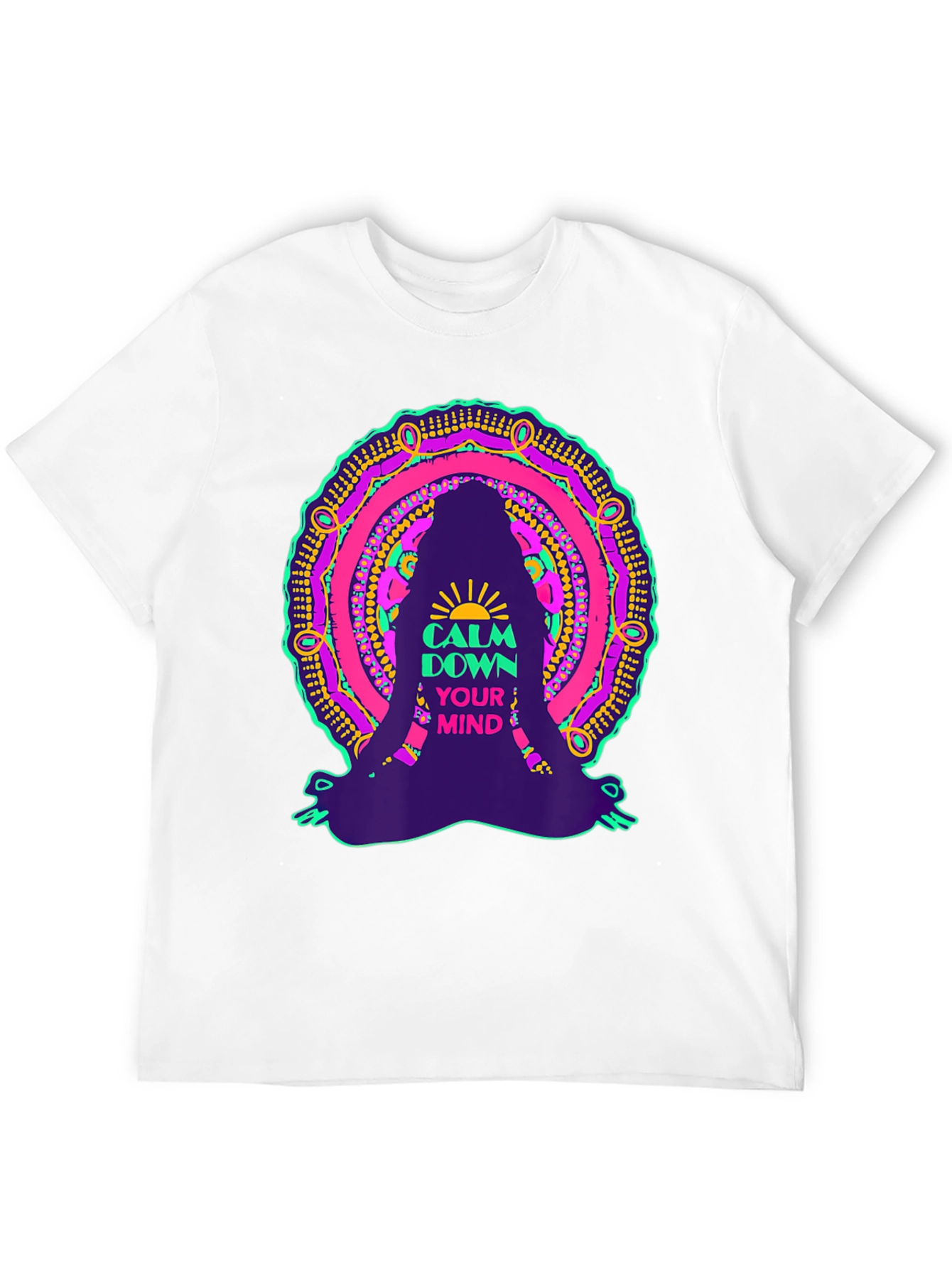 Calm Down Your Mind Mandala T-Shirt