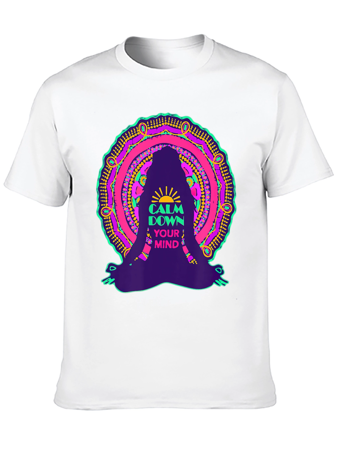 Calm Down Your Mind Mandala T-Shirt