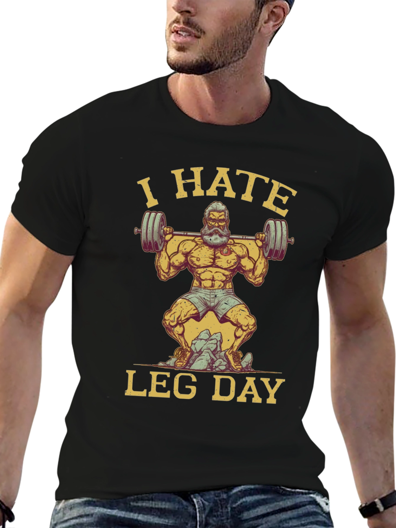I Hate Leg Day Graphic T-Shirt