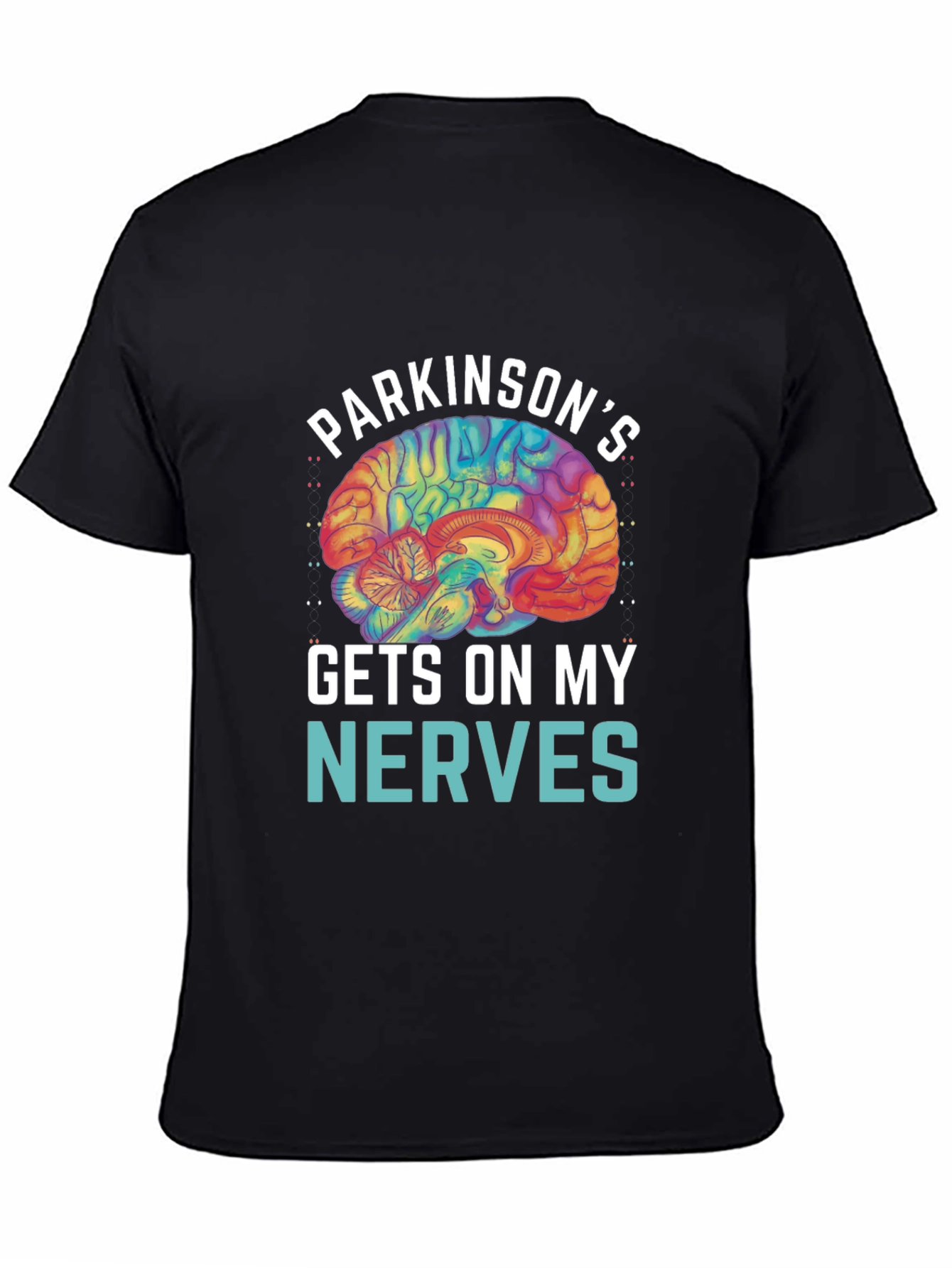 Parkinsons Awareness T-Shirt - Gets On My Nerves