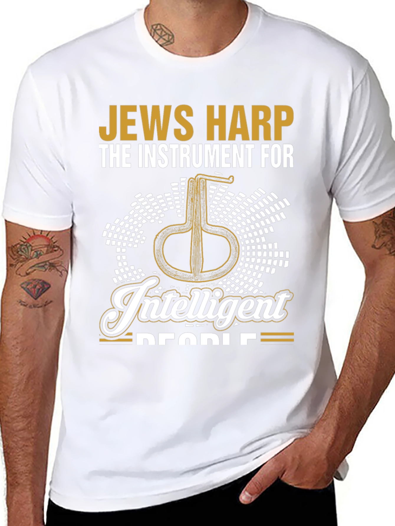 Jews Harp Intelligent People T-Shirt