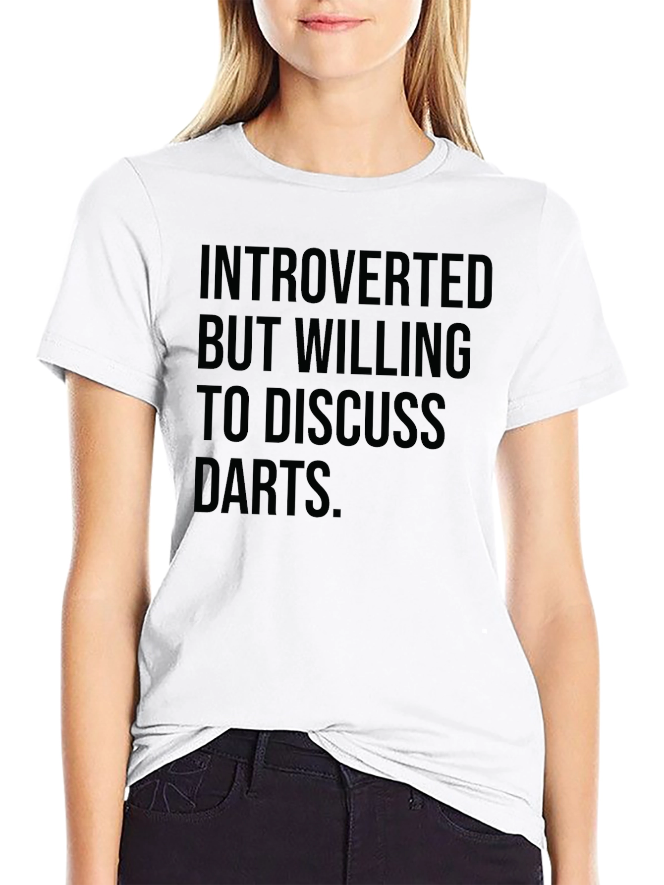 Introverted Darts T-Shirt - Soft Cotton Tee