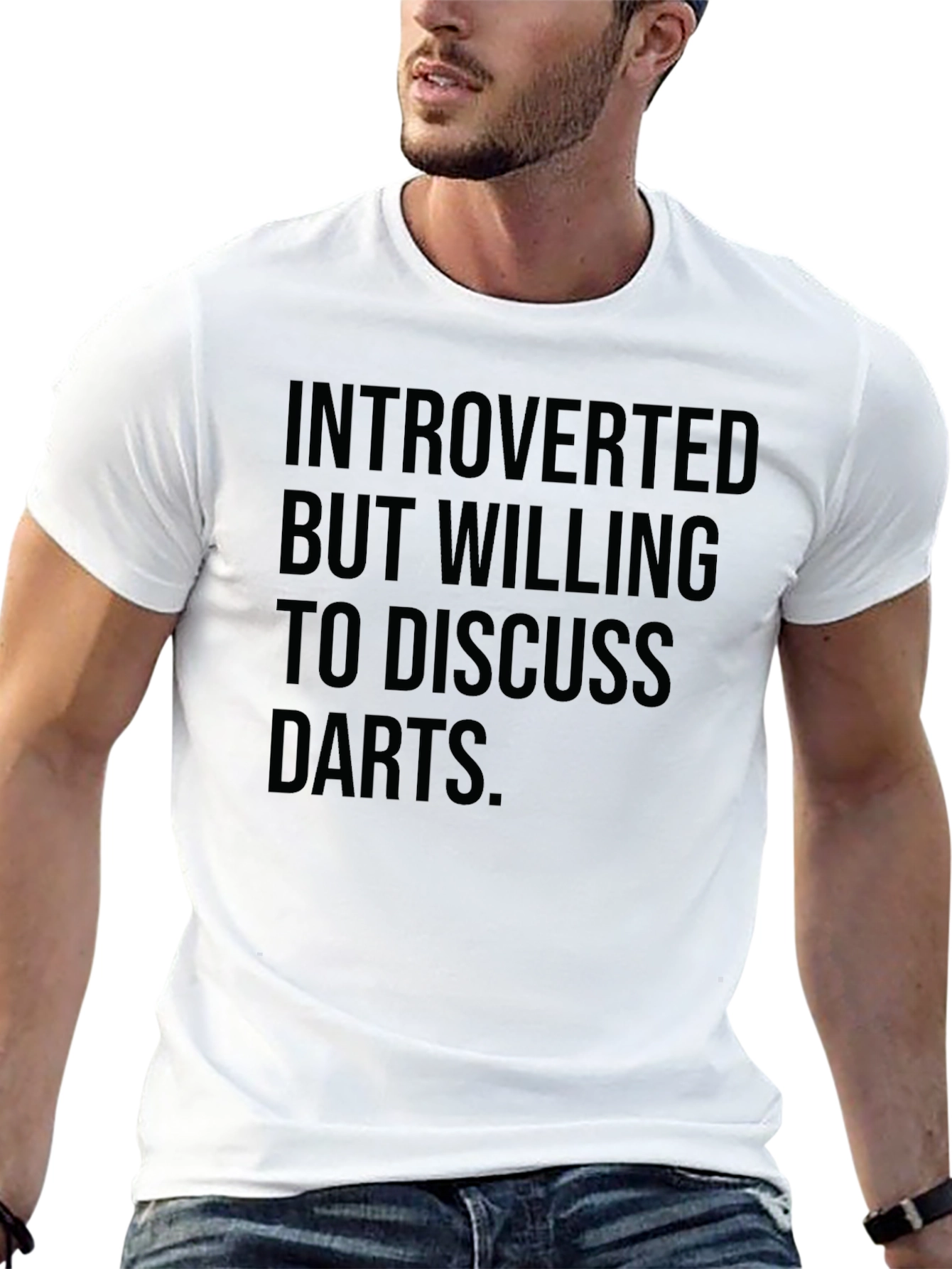 Introverted Darts T-Shirt - Soft Cotton Tee