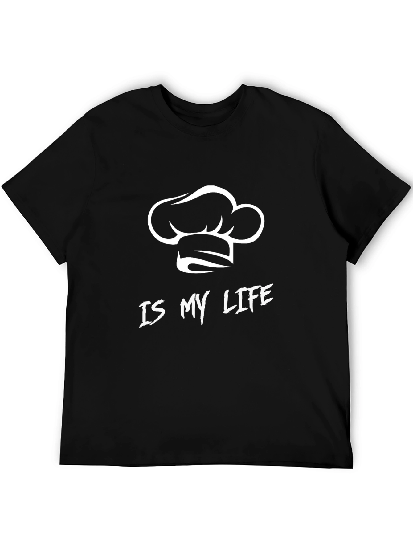 Chef Hat Graphic T-Shirt - Is My Life Design