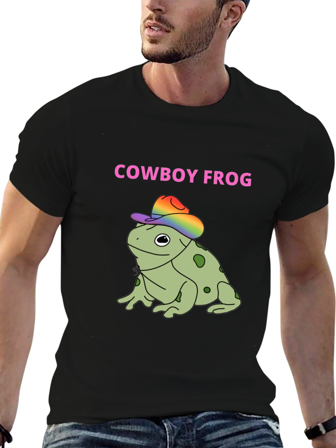 Cowboy Frog T-Shirt - Western Style Tee