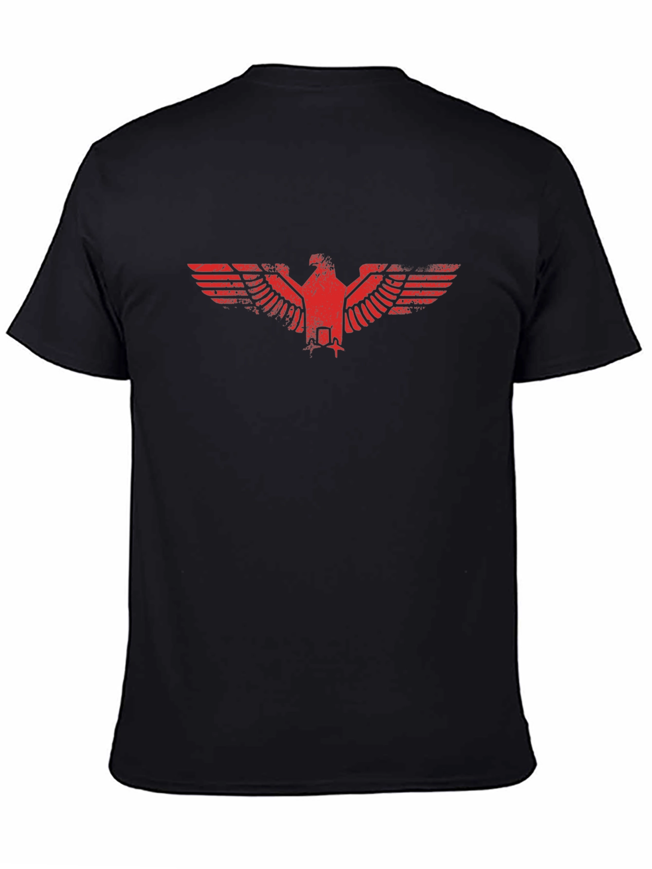 Red Eagle Graphic Black T-Shirt