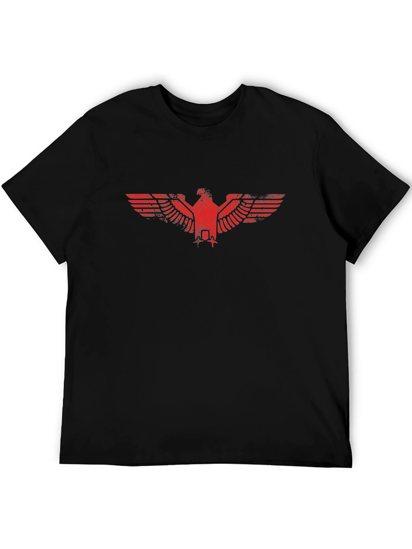 Red Eagle Graphic Black T-Shirt