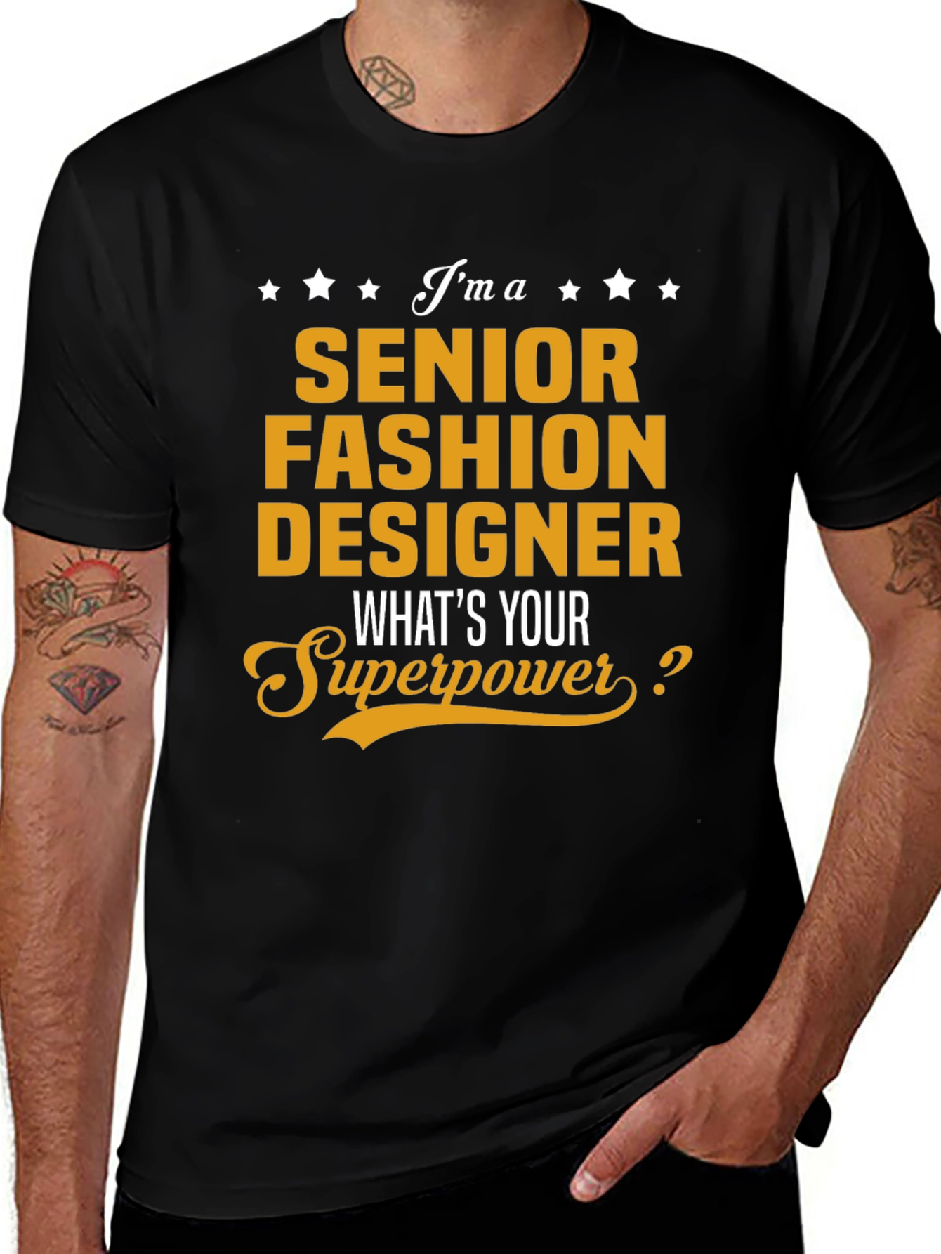 Senior Fashion Designer Superpower T-Shirt