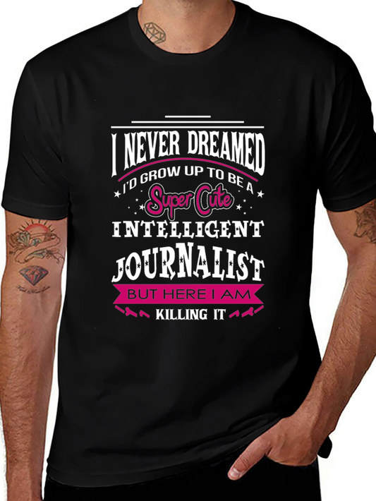 Super Cute Intelligent Journalist T-Shirt