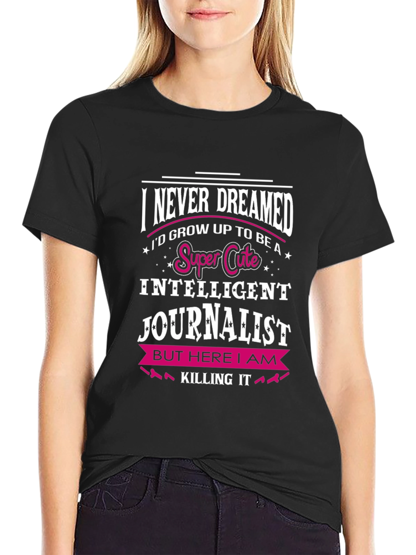 Super Cute Intelligent Journalist T-Shirt