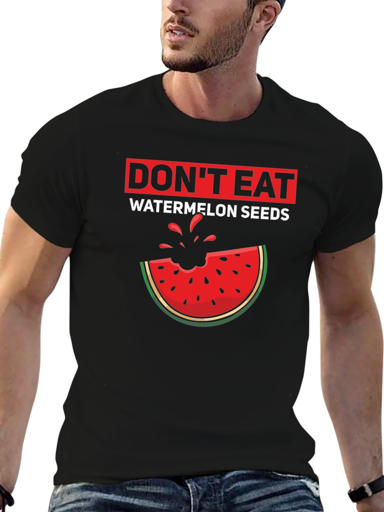 Dont Eat Watermelon Seeds Graphic T-Shirt