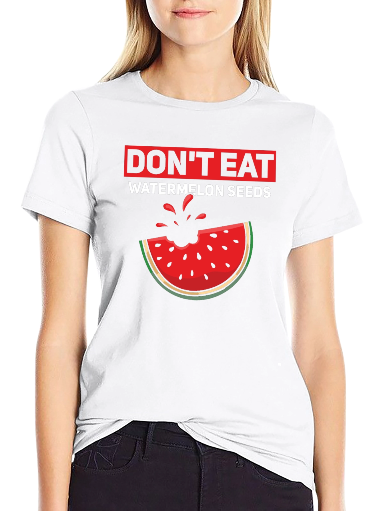 Dont Eat Watermelon Seeds Graphic T-Shirt
