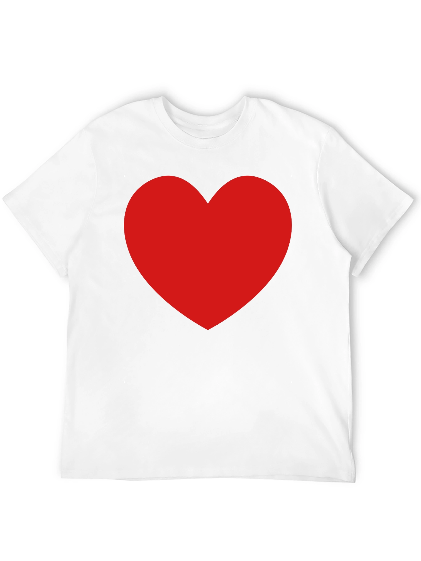Red Heart Black Tee - Express Your Love