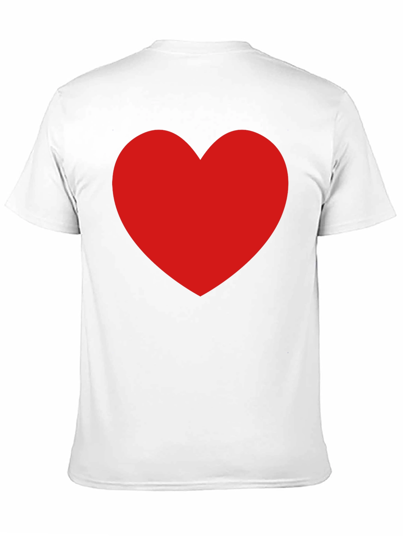 Red Heart Black Tee - Express Your Love