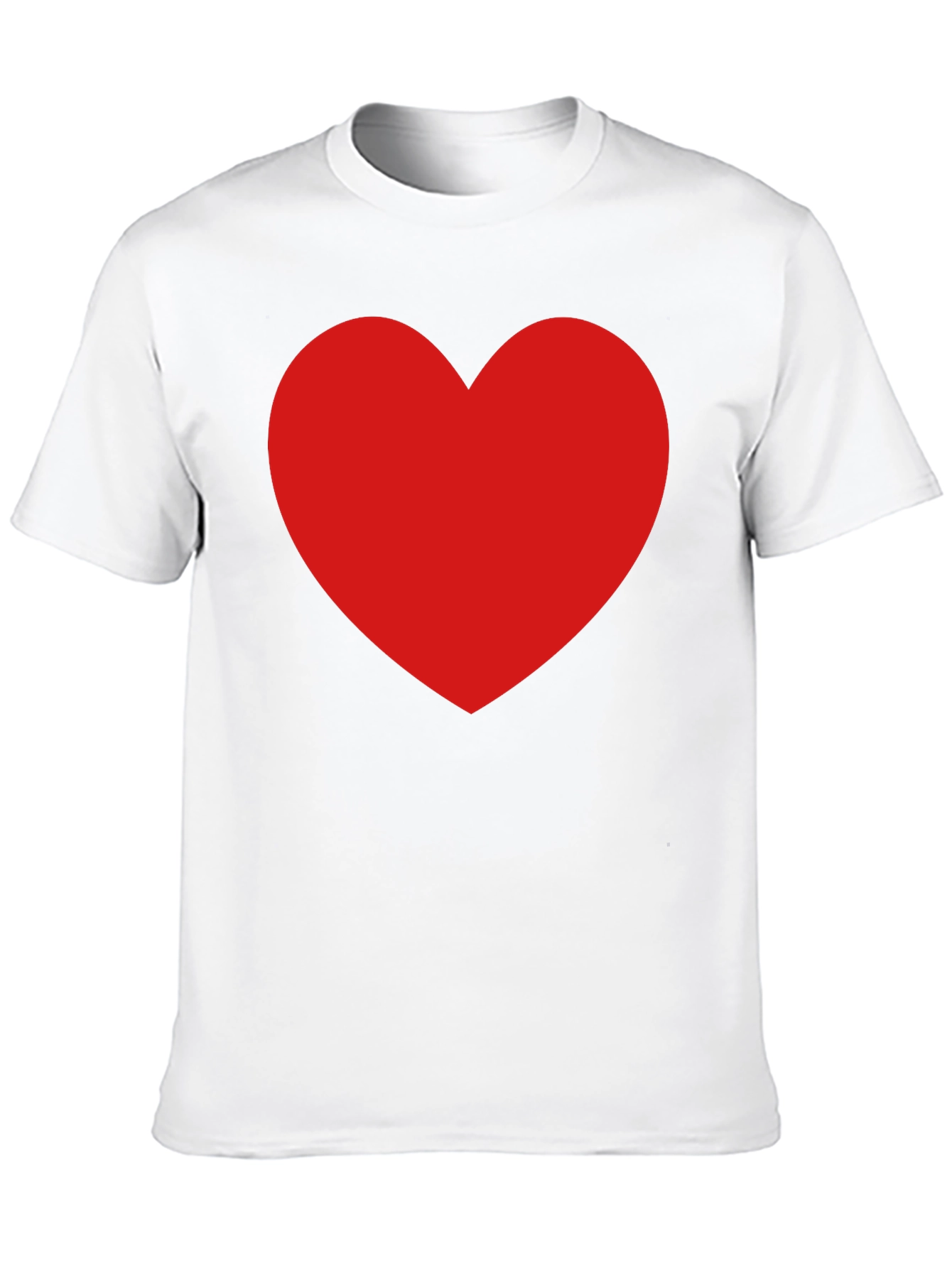 Red Heart Black Tee - Express Your Love