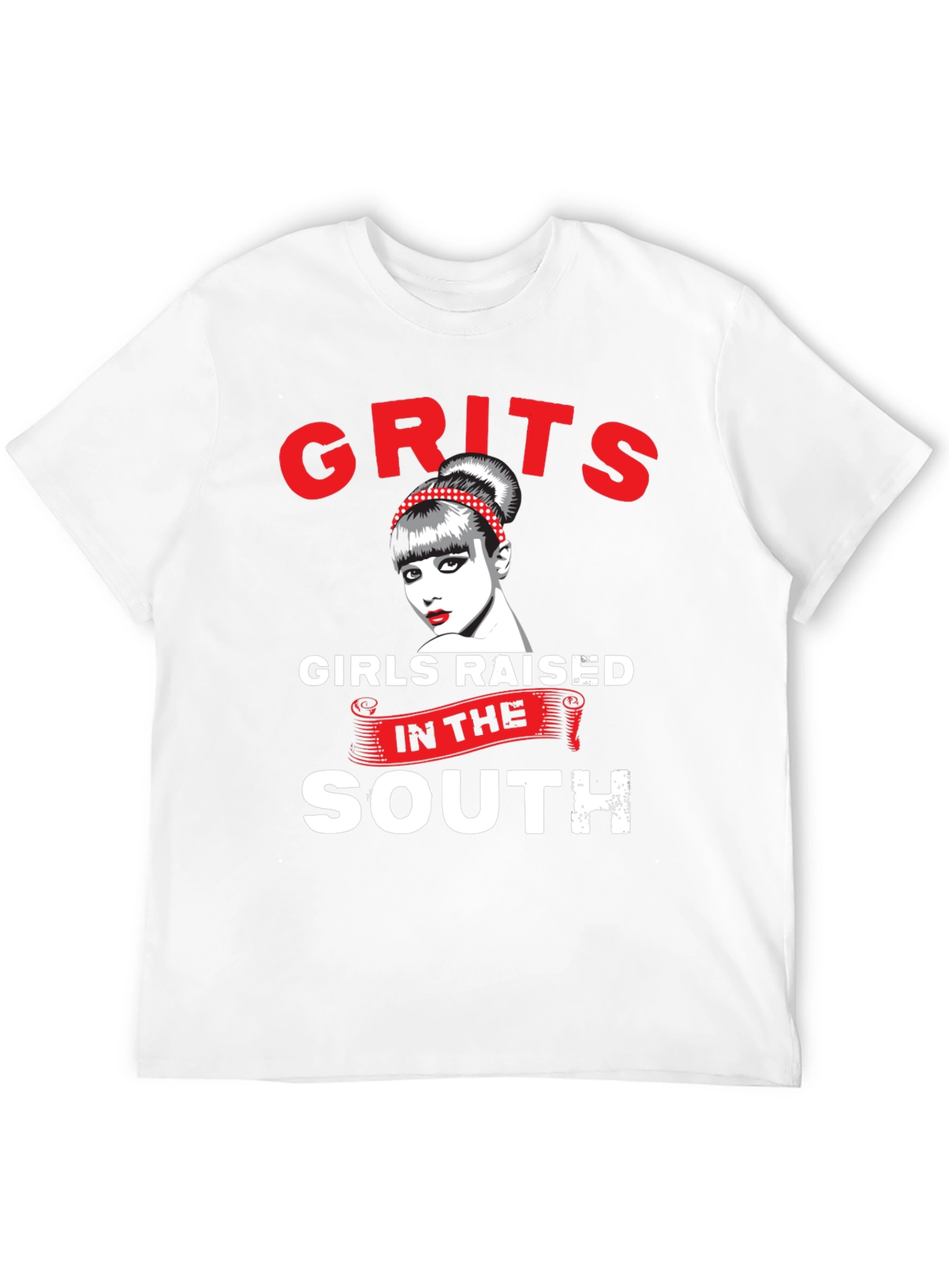 Grits Girls Raised in the South Graphic T-Shirt