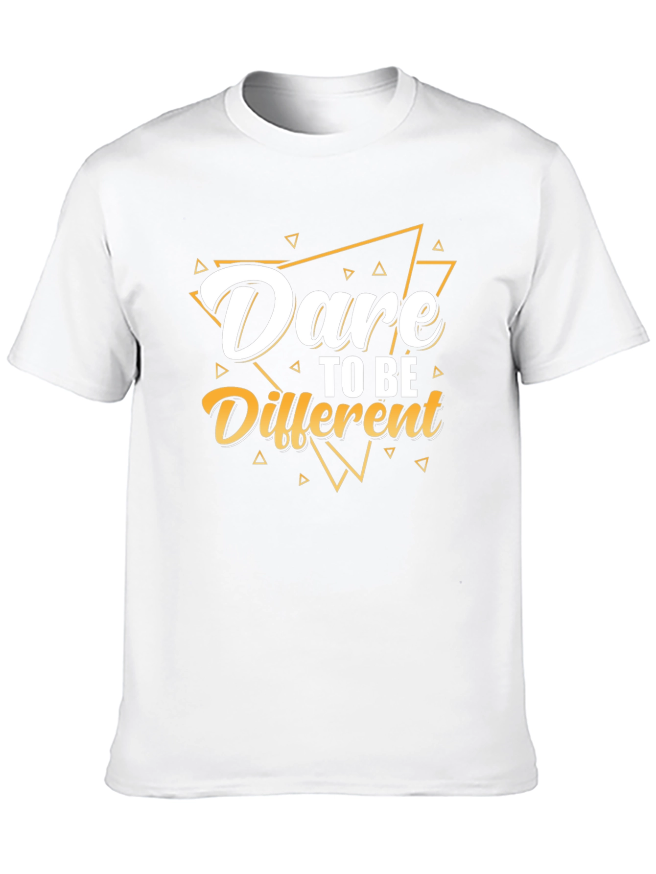 Dare to be Different Black Graphic Tee