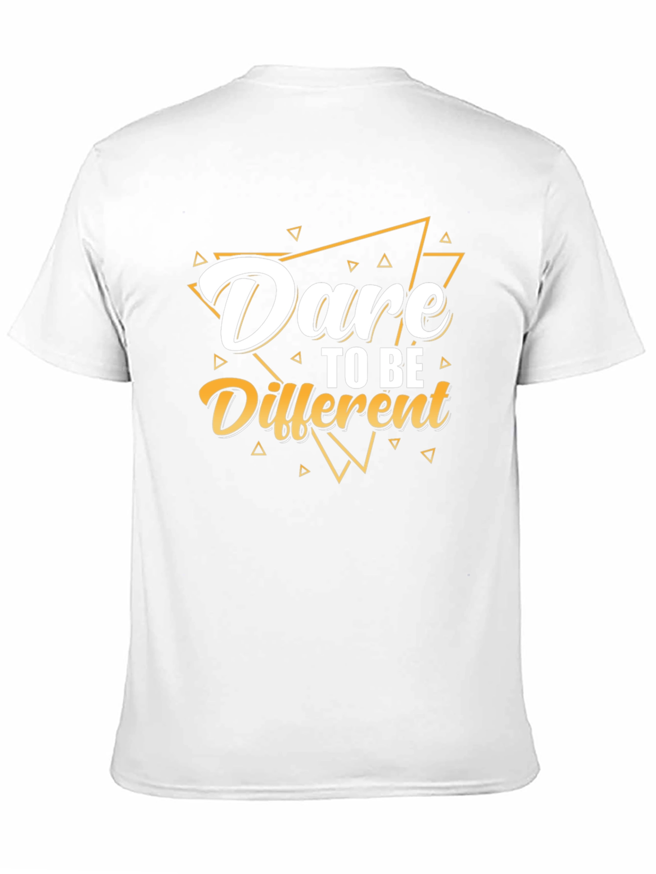 Dare to be Different Black Graphic Tee