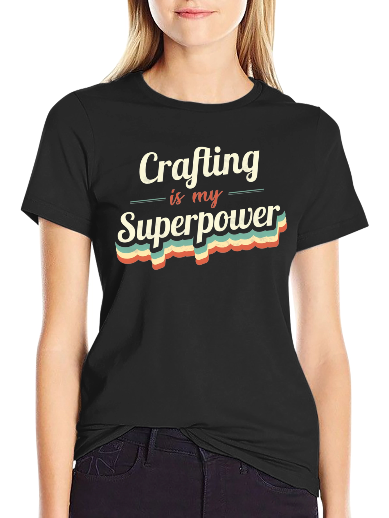 Crafting is My Superpower Graphic Tee
