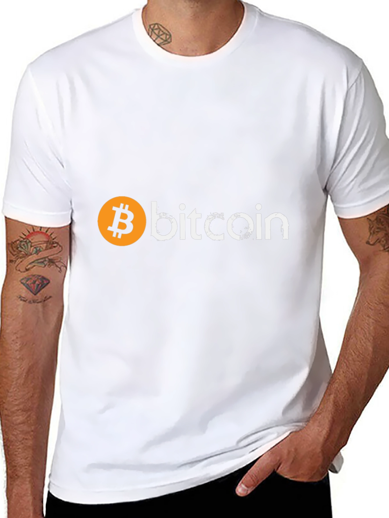 Bitcoin Logo T-Shirt - Crypto Currency Tee