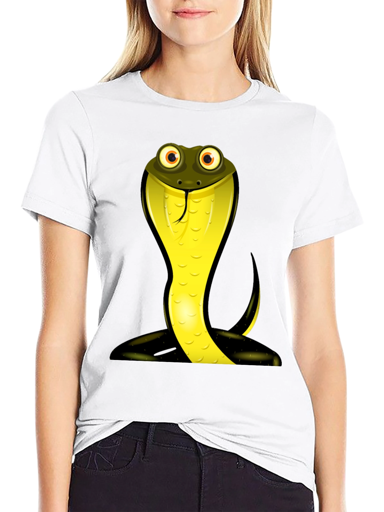 Cobra Snake Graphic T-Shirt - Unisex Crew Neck Tee