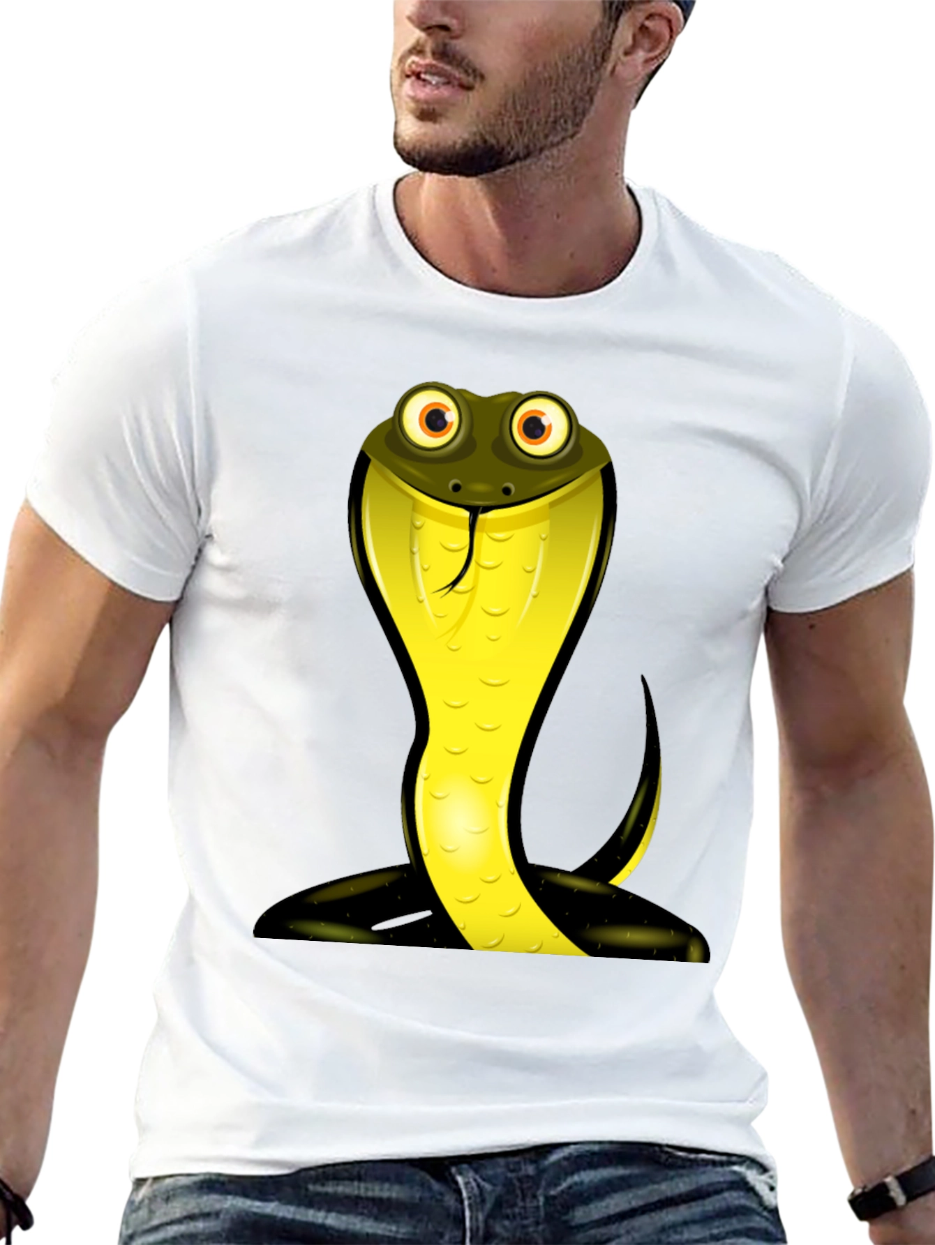 Cobra Snake Graphic T-Shirt - Unisex Crew Neck Tee