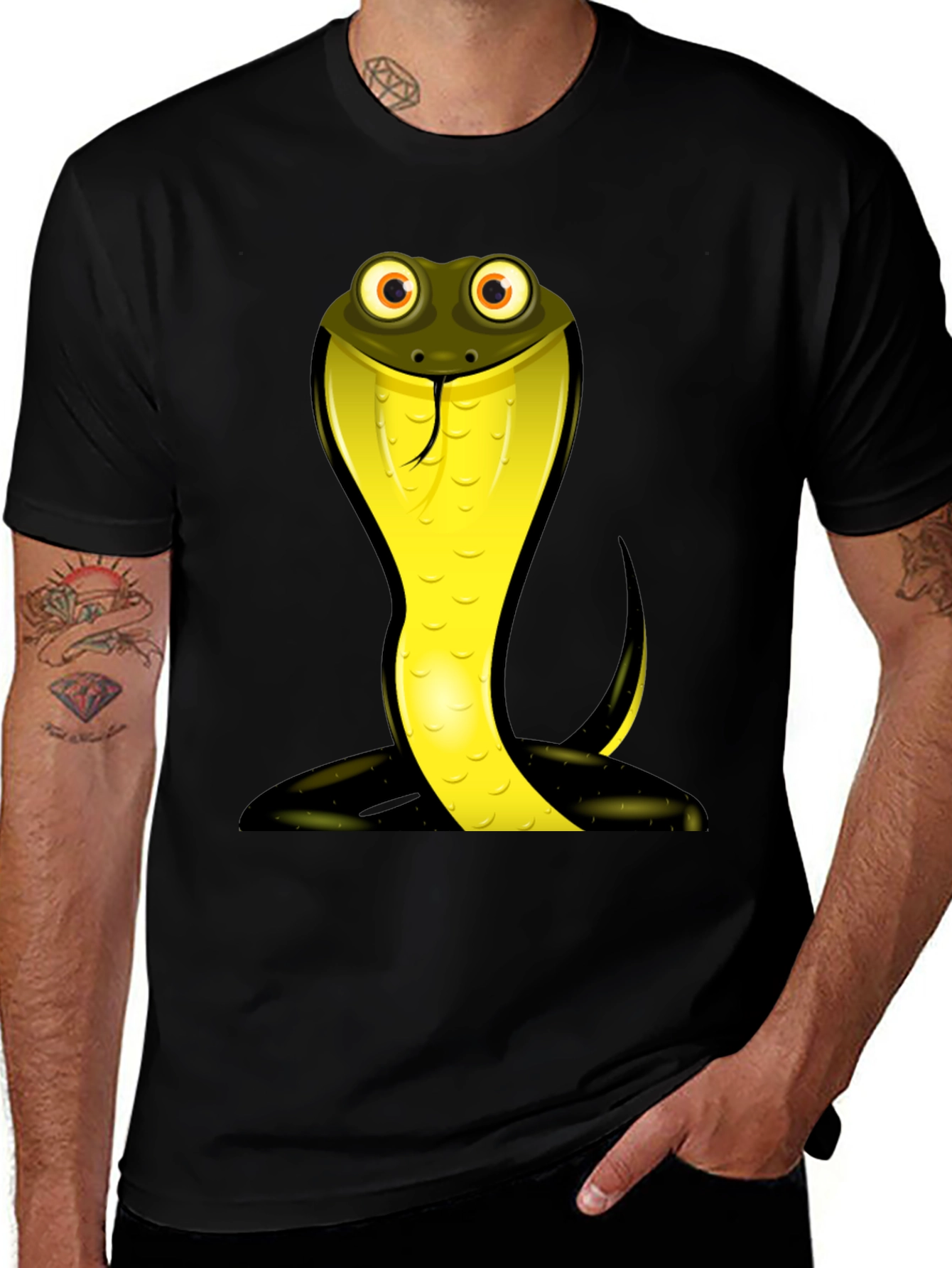 Cobra Snake Graphic T-Shirt - Unisex Crew Neck Tee