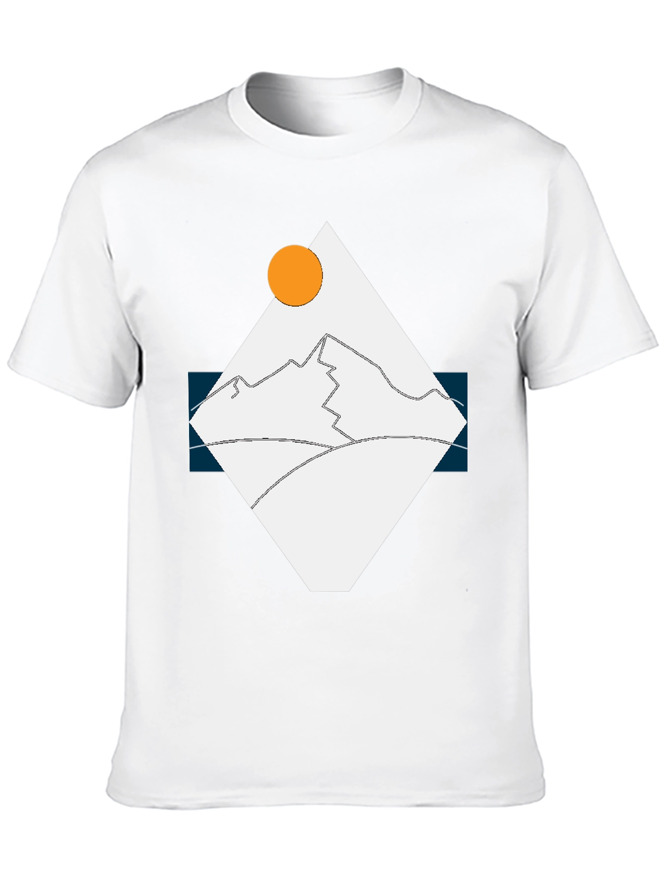 Geometric Mountain T-Shirt