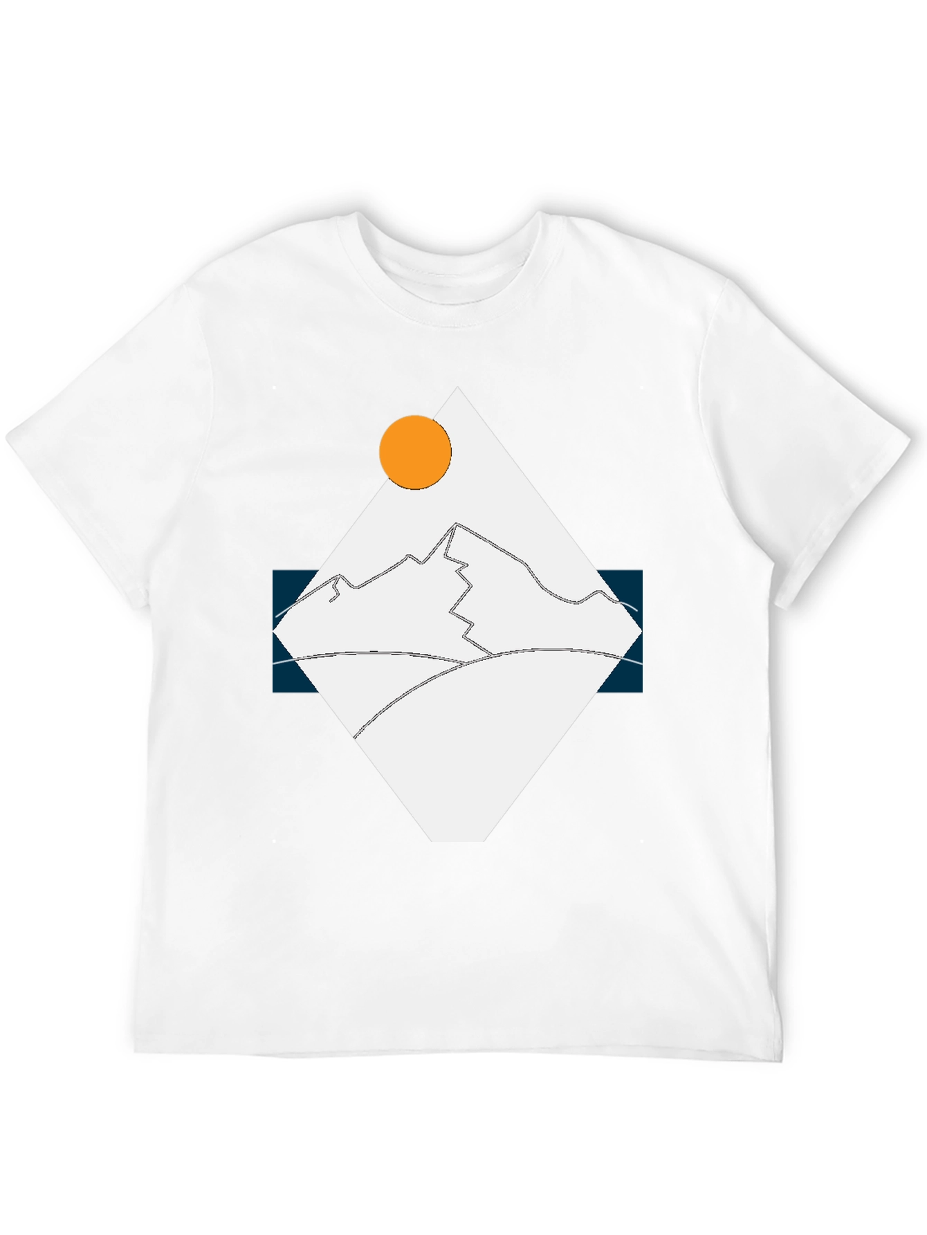 Geometric Mountain T-Shirt